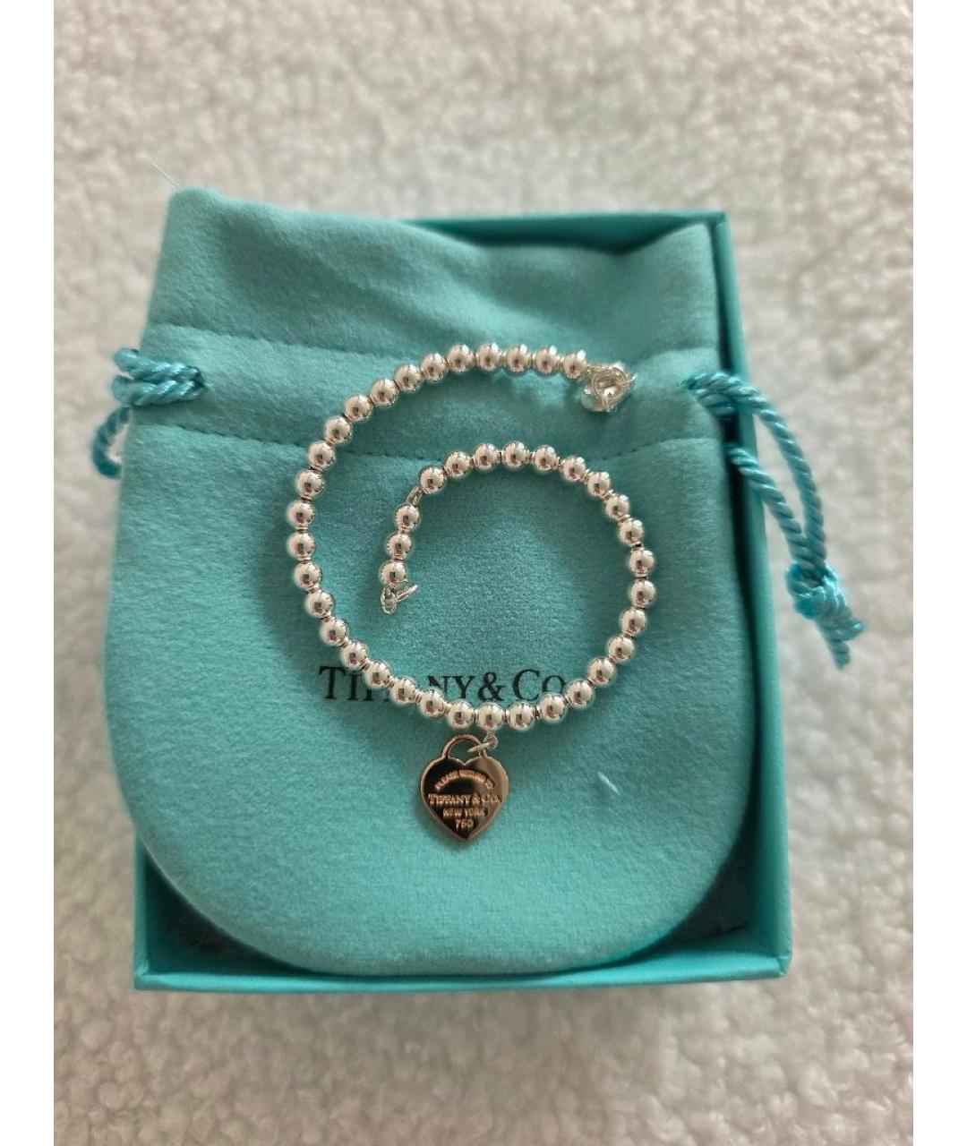 TIFFANY&CO Серебряный серебряный браслет, фото 4