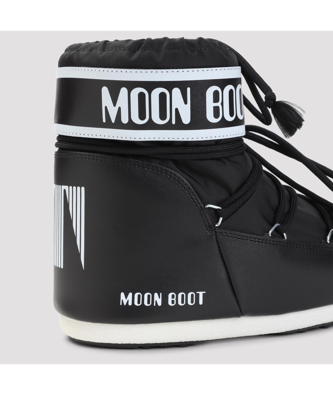 MOON BOOT Черные синтетические ботинки, фото 4