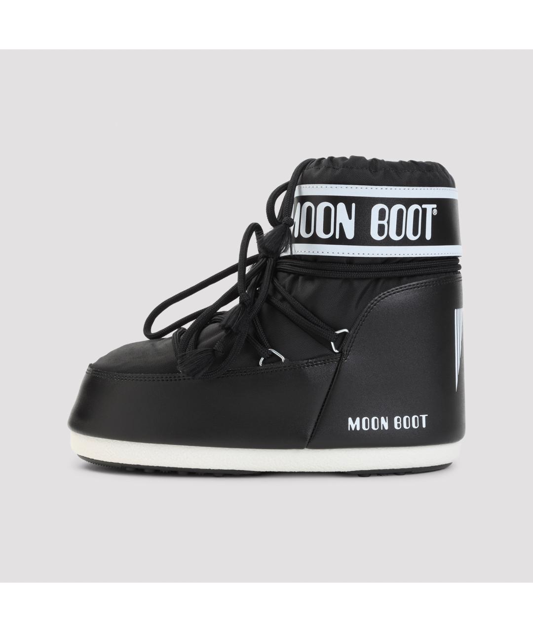 MOON BOOT Черные синтетические ботинки, фото 2
