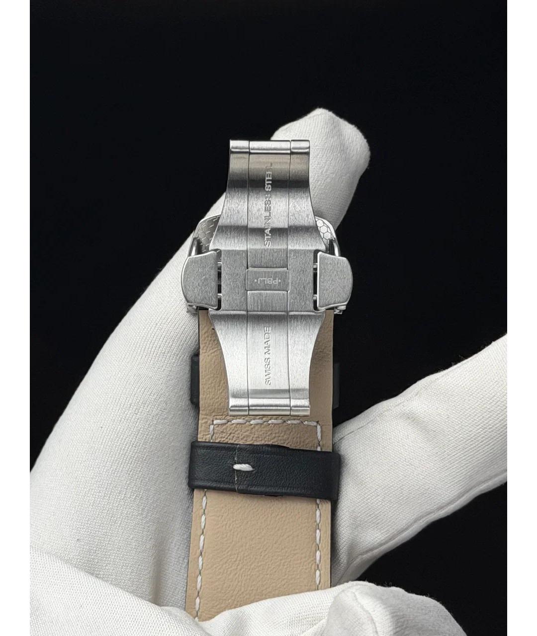 PANERAI Черные металлические часы, фото 6