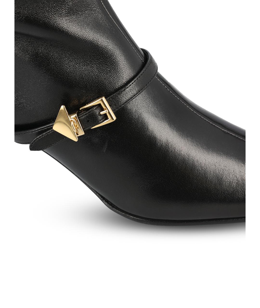 PRADA Черные кожаные ботильоны, фото 2
