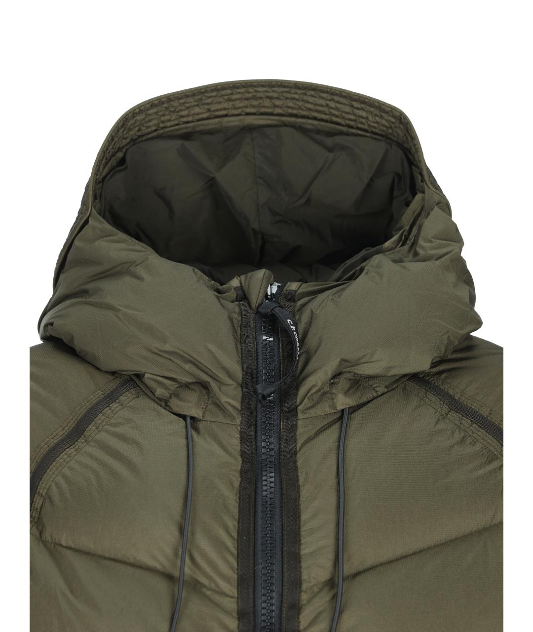 CP COMPANY Зеленый полиамидовый пуховик, фото 3