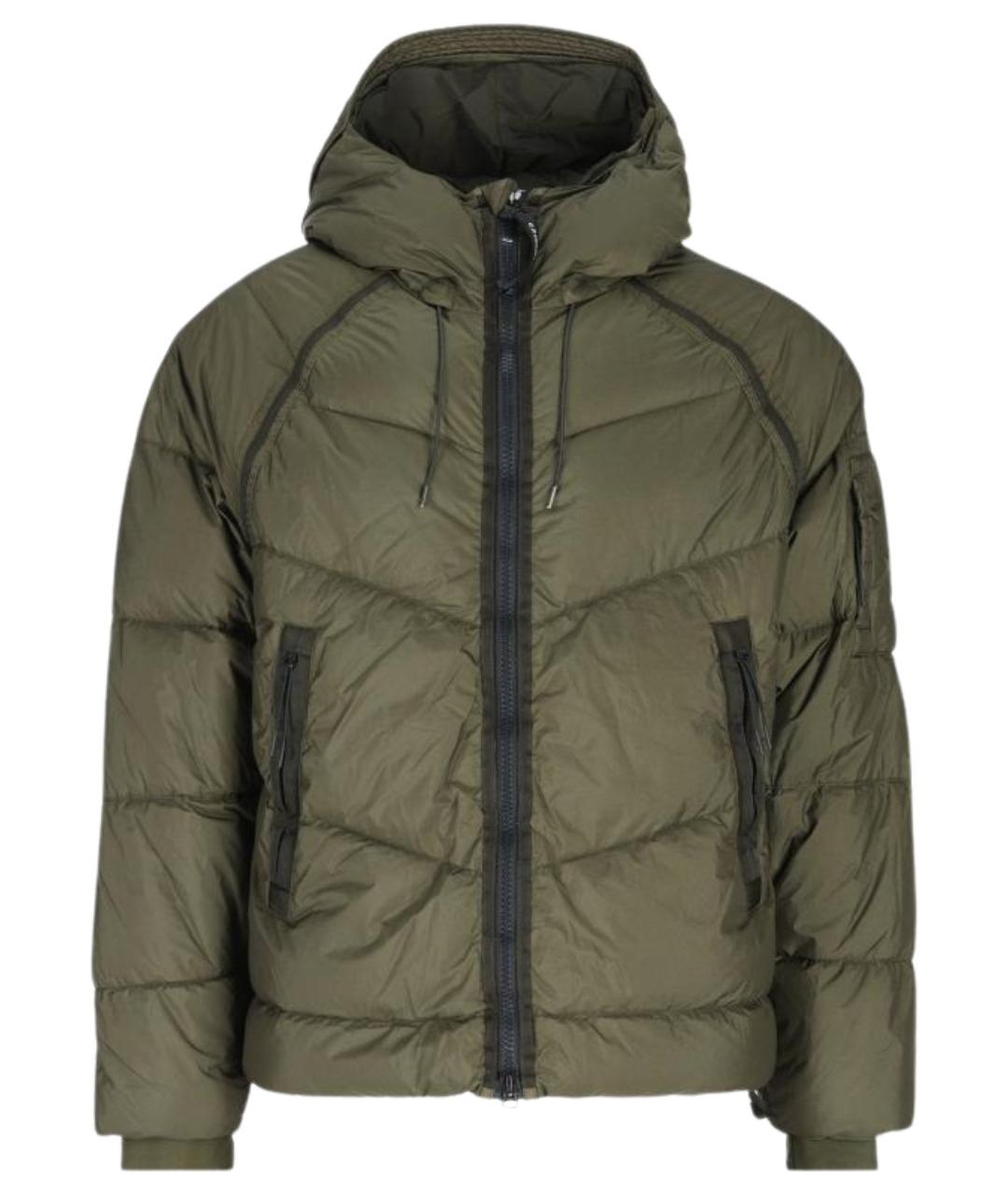 CP COMPANY Зеленый полиамидовый пуховик, фото 1