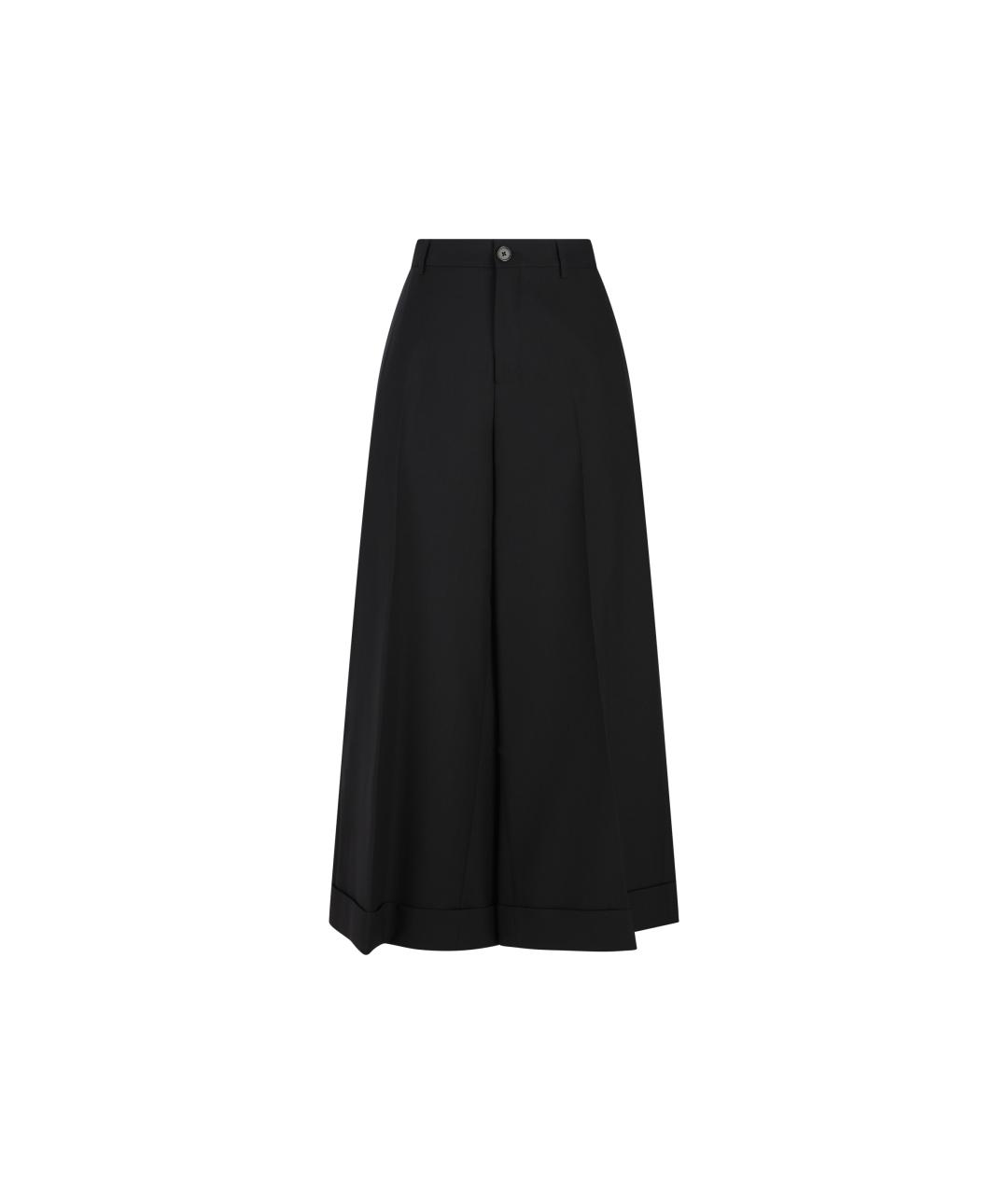 CELINE Черные шерстяные брюки широкие, фото 5