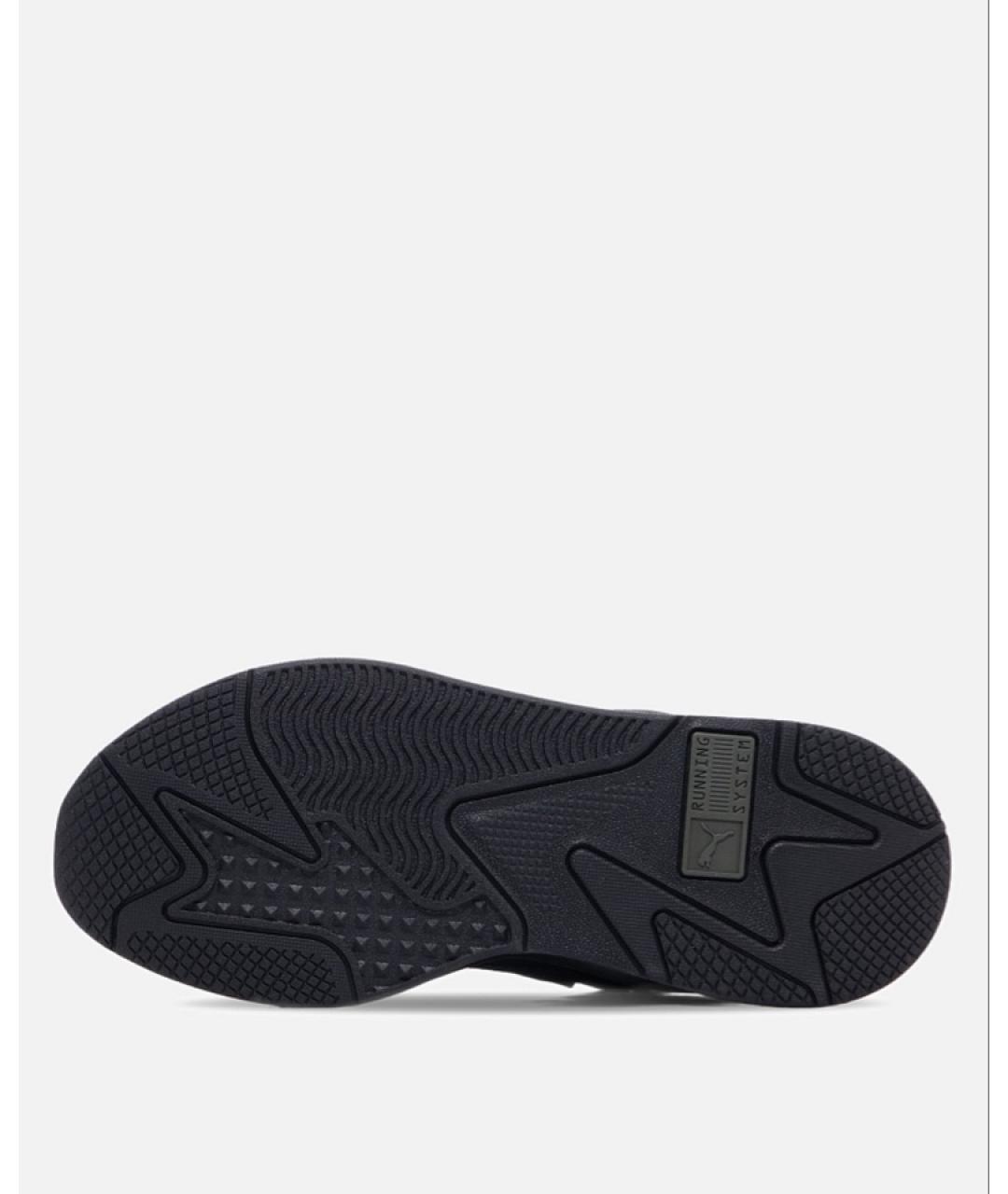 PUMA Черные синтетические высокие кроссовки / кеды, фото 4