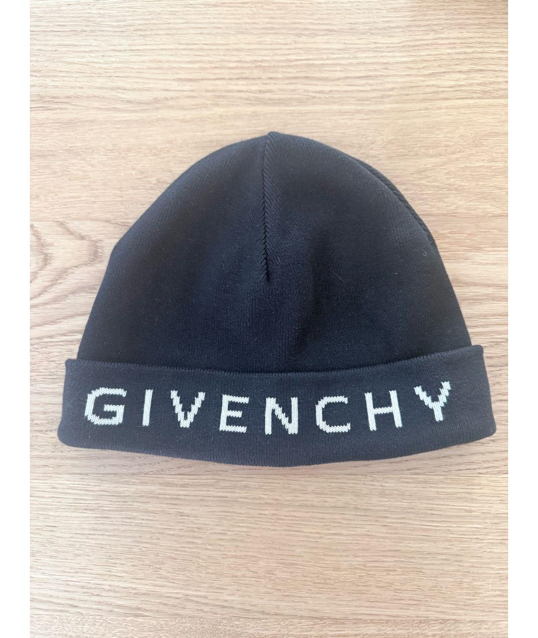 GIVENCHY Черная хлопковая шапка, фото 5