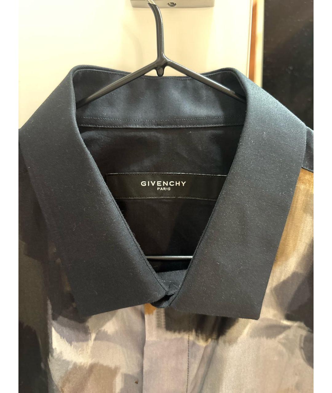 GIVENCHY Черная хлопковая кэжуал рубашка, фото 3