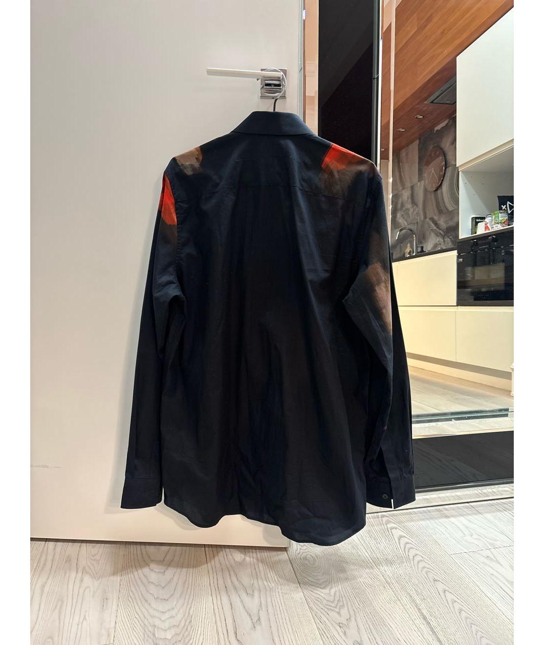 GIVENCHY Черная хлопковая кэжуал рубашка, фото 2