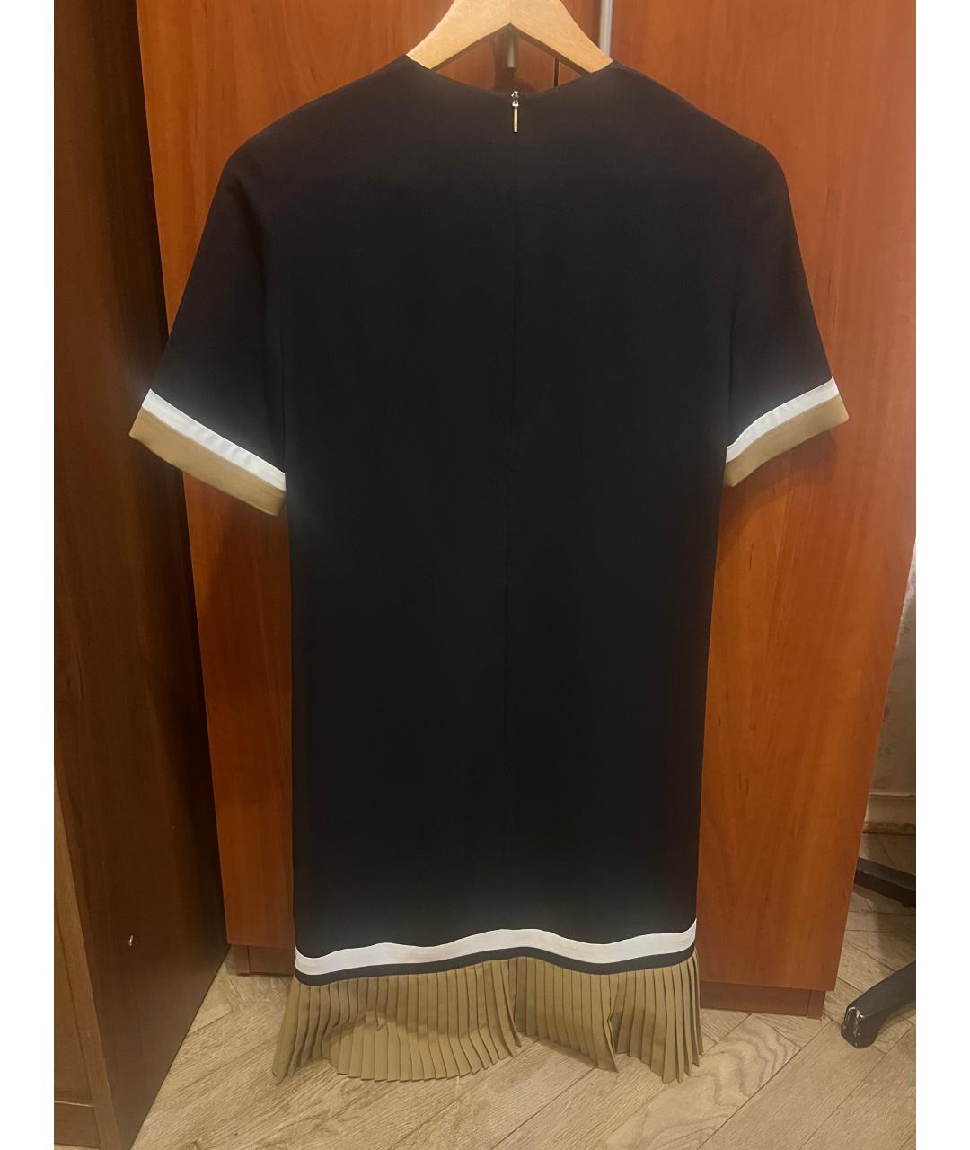 HUGO BOSS Черное полиэстеровое платье, фото 2