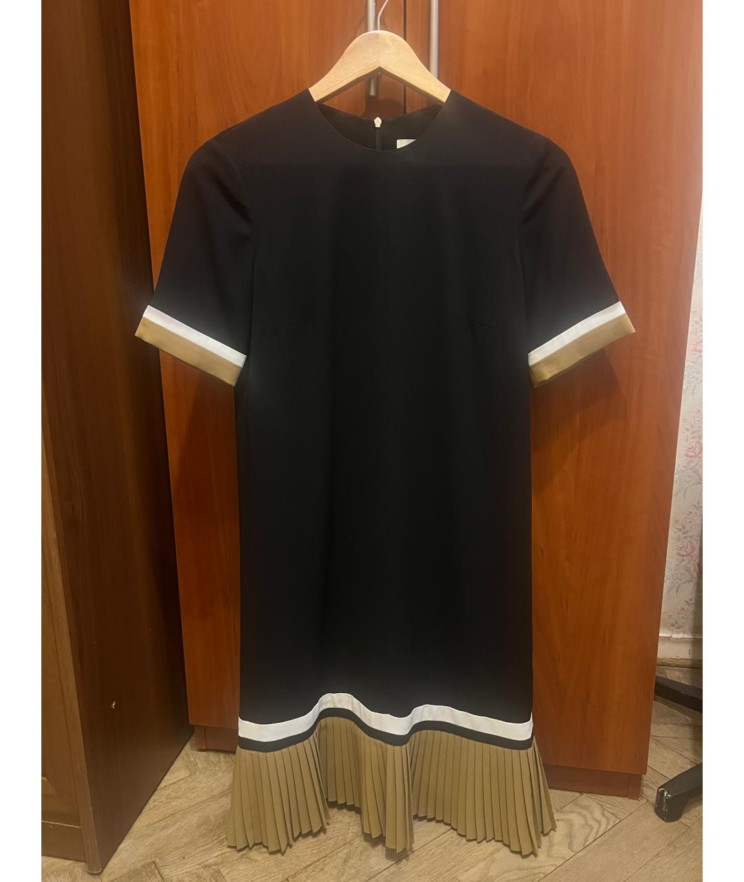 HUGO BOSS Черное полиэстеровое платье, фото 7