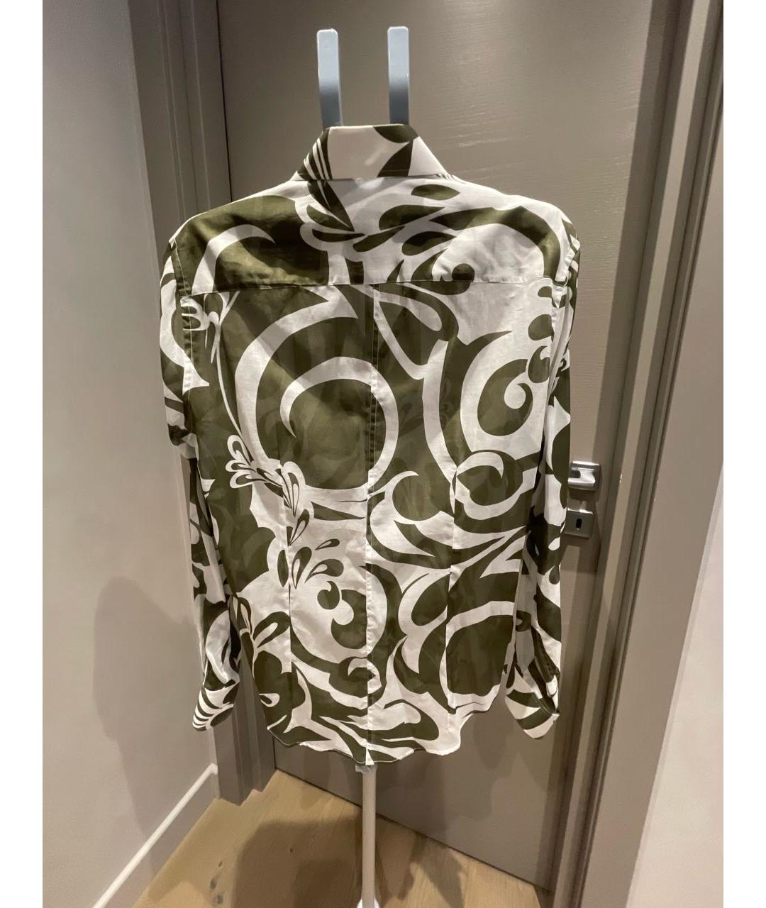DOLCE&GABBANA Антрацитовая хлопковая кэжуал рубашка, фото 2