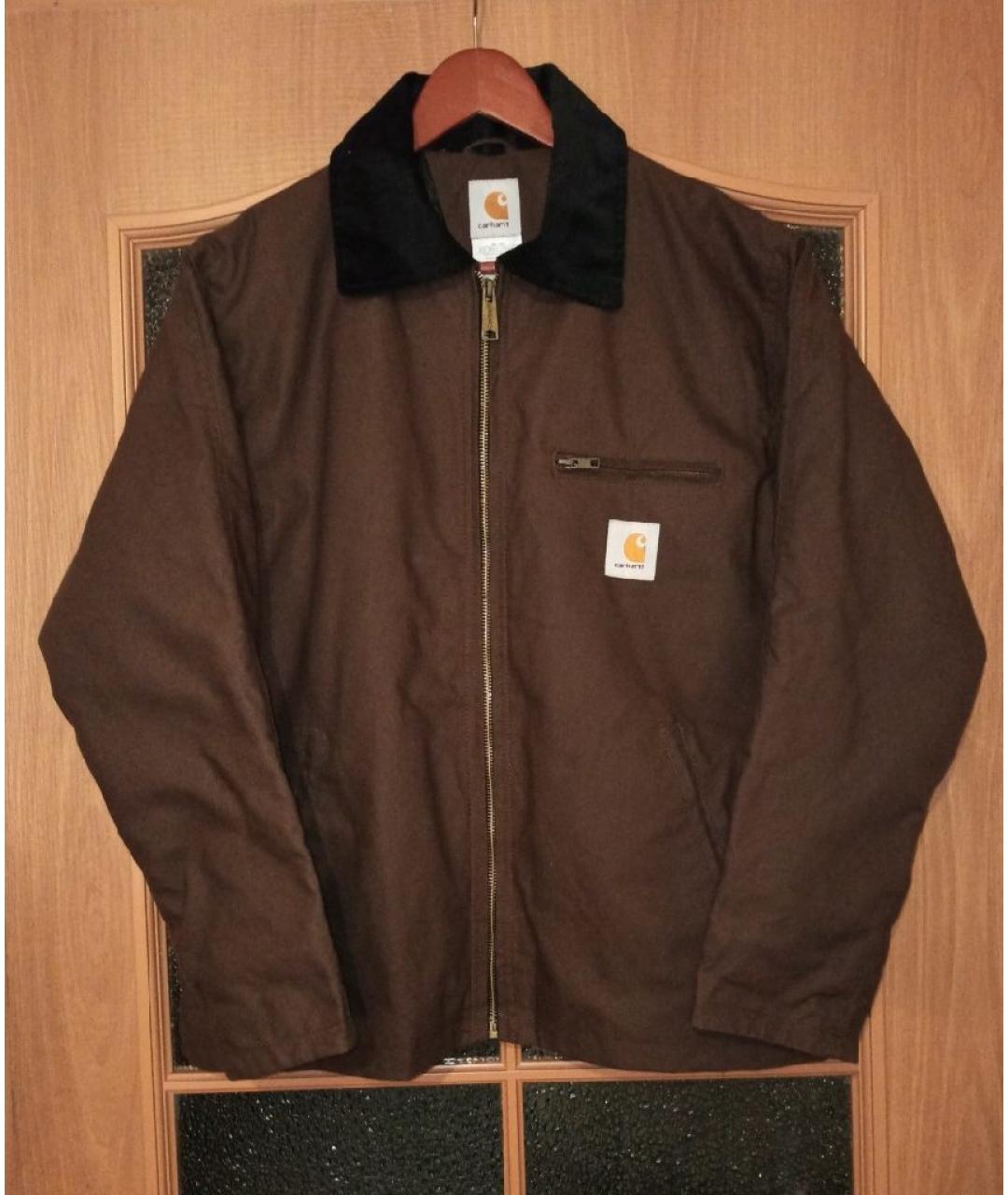 CARHARTT Коричневая хлопковая куртка, фото 9