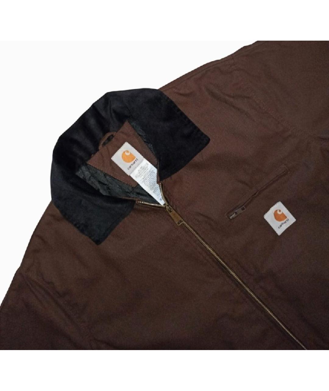 CARHARTT Коричневая хлопковая куртка, фото 3