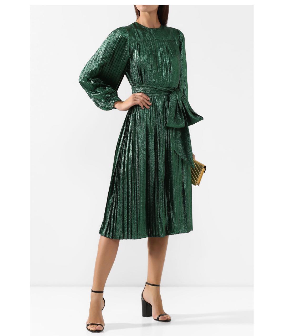 MARC JACOBS Зеленое шелковое вечернее платье, фото 2