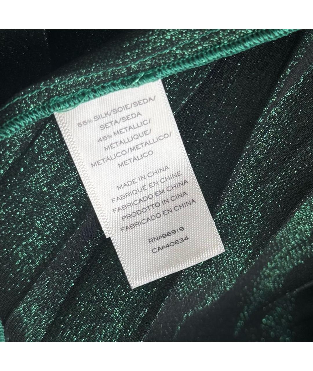 MARC JACOBS Зеленое шелковое вечернее платье, фото 7