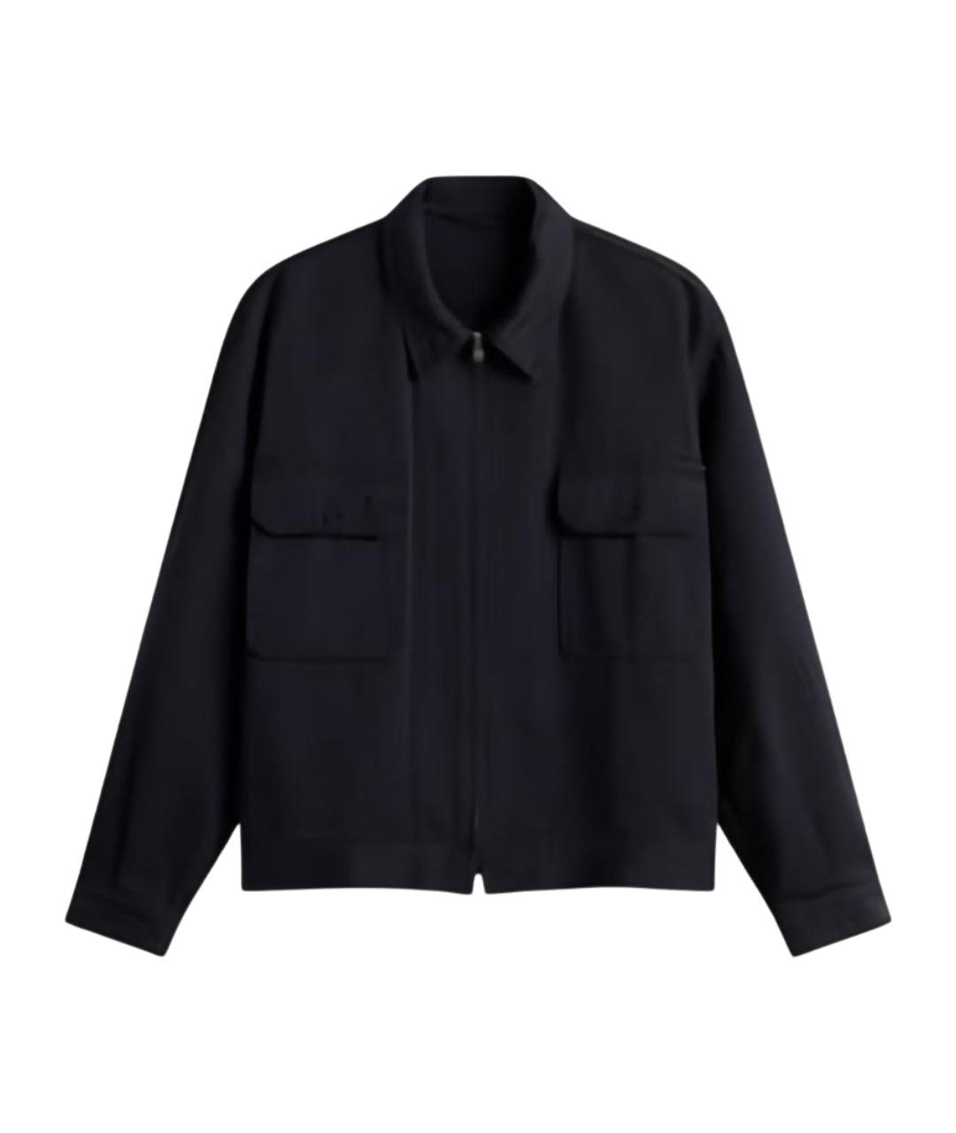 WOOLRICH Синяя шерстяная куртка, фото 1