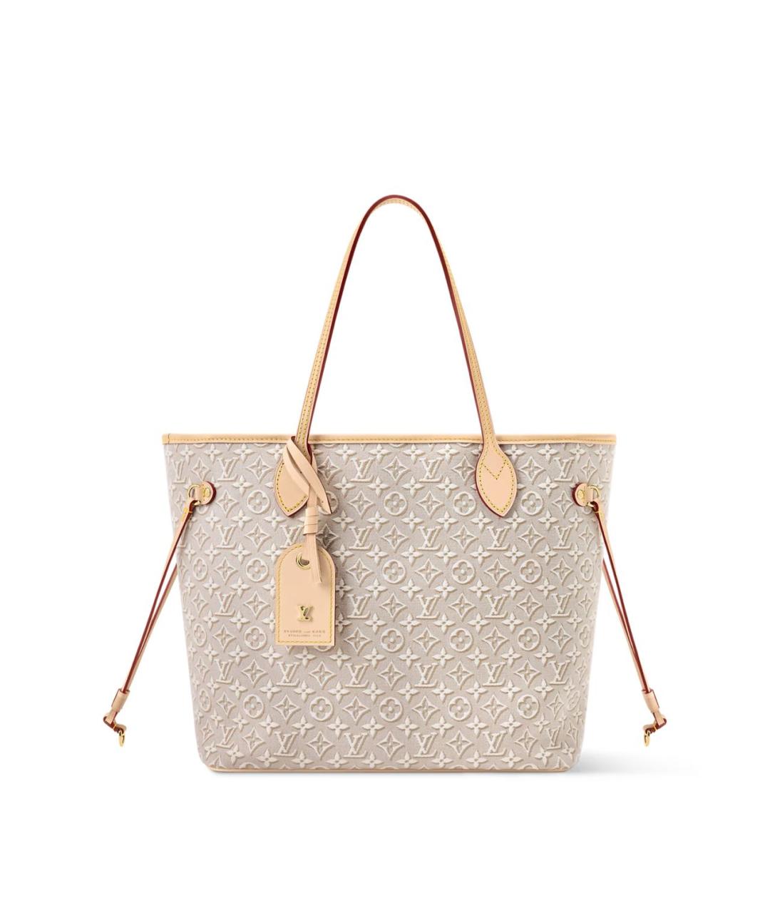 LOUIS VUITTON Бежевая сумка тоут, фото 6