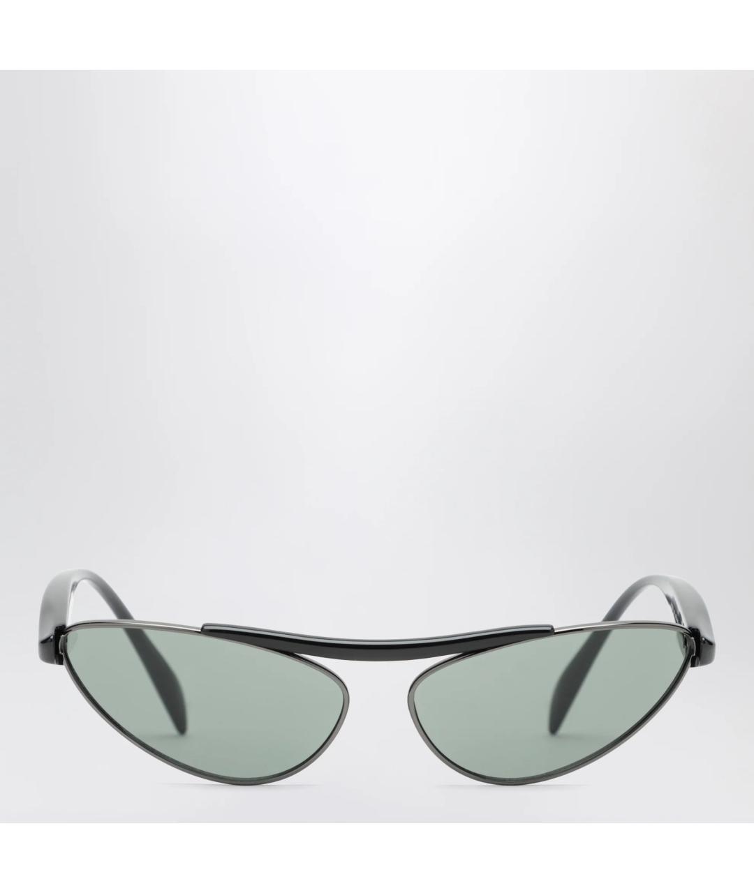 BOTTEGA VENETA Черные пластиковые солнцезащитные очки, фото 4