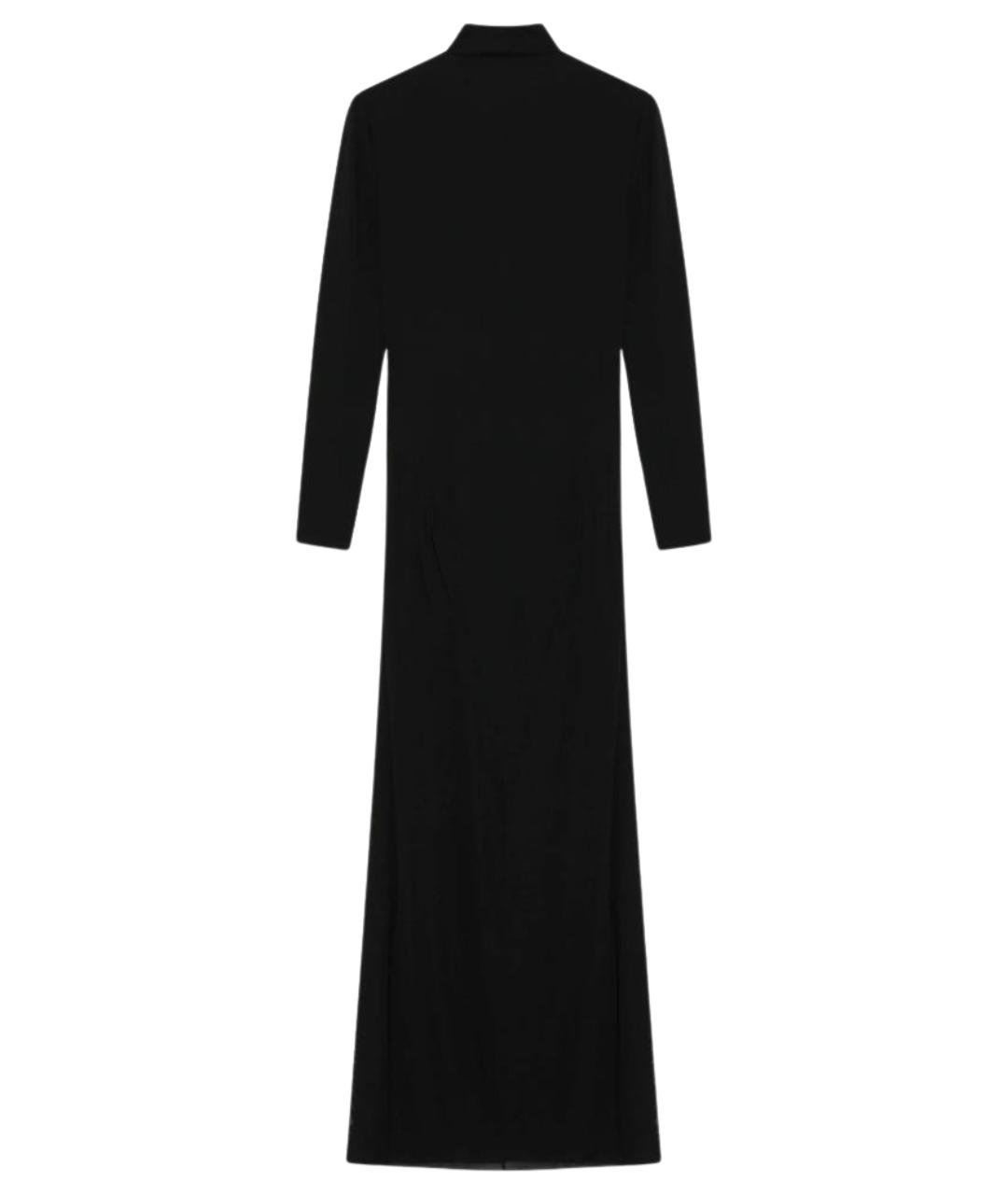 ALAIA Черное вискозное повседневное платье, фото 1