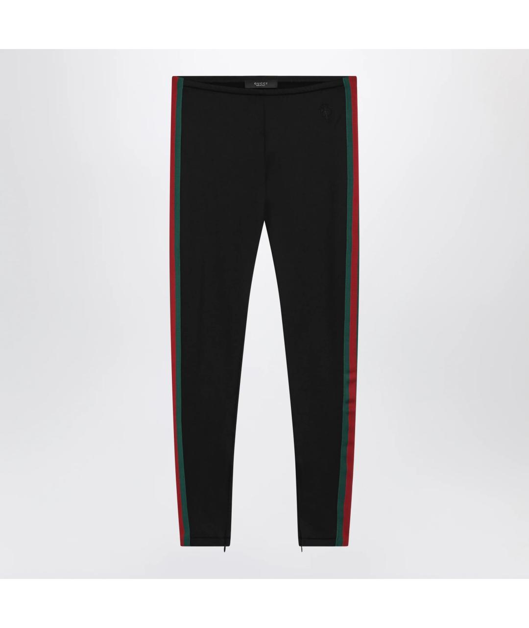 GUCCI Черные хлопковые леггинсы и велосипедки, фото 3