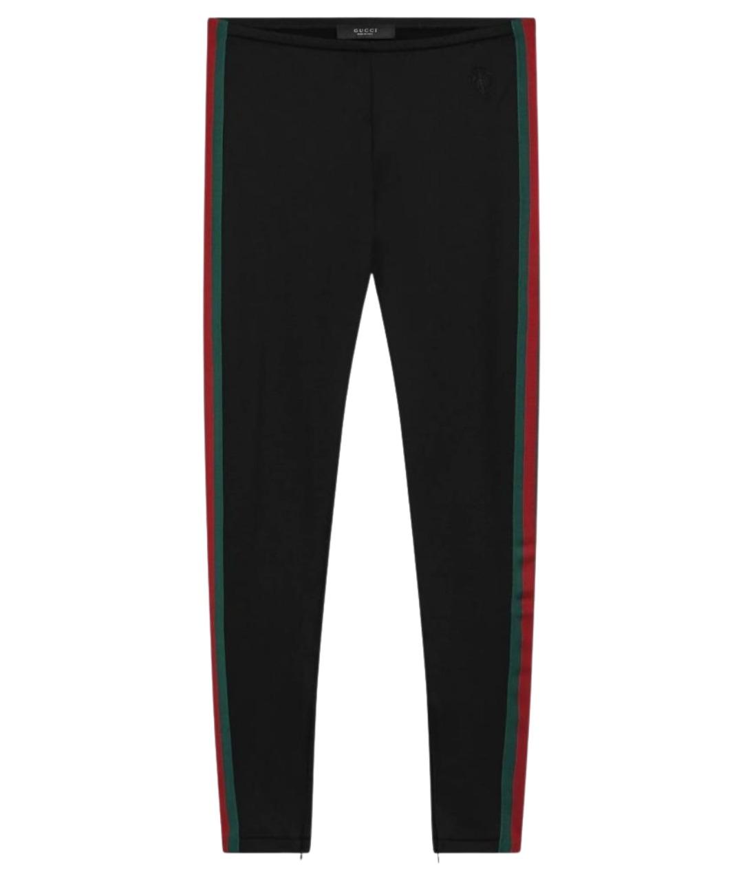 GUCCI Черные хлопковые леггинсы и велосипедки, фото 1