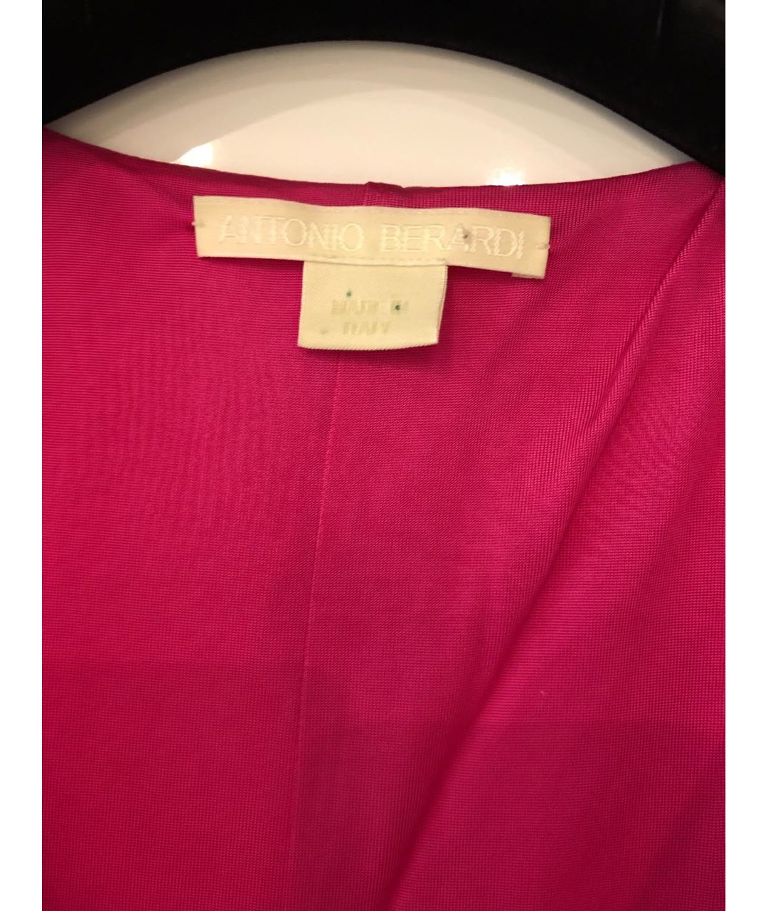 ANTONIO BERARDI Розовое вискозное платье, фото 2