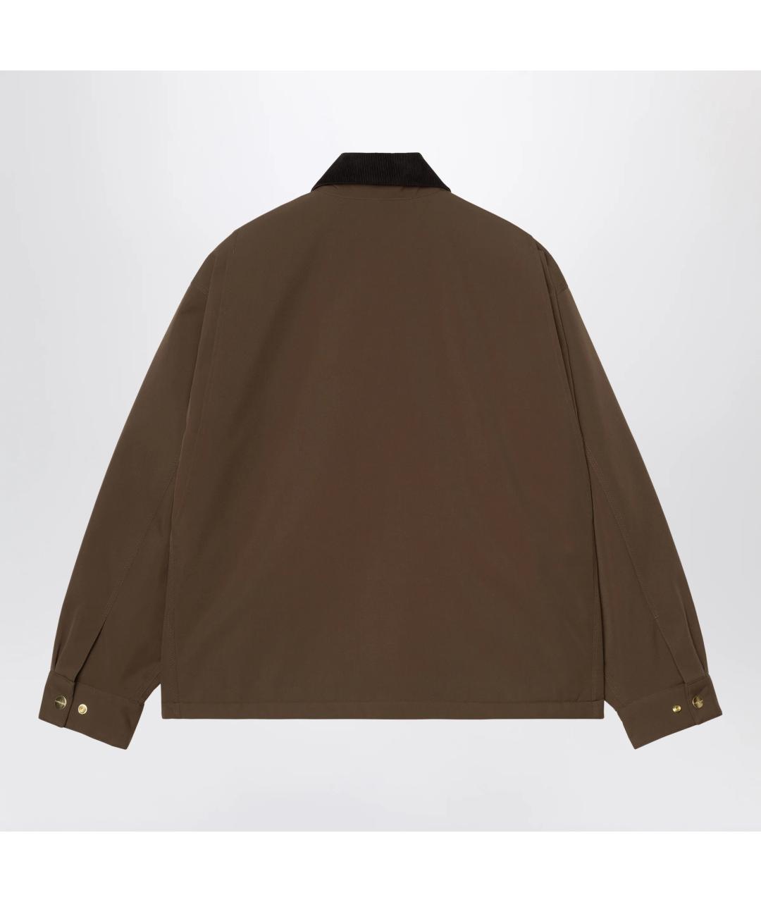 CARHARTT WIP Коричневая полиамидовая куртка, фото 2
