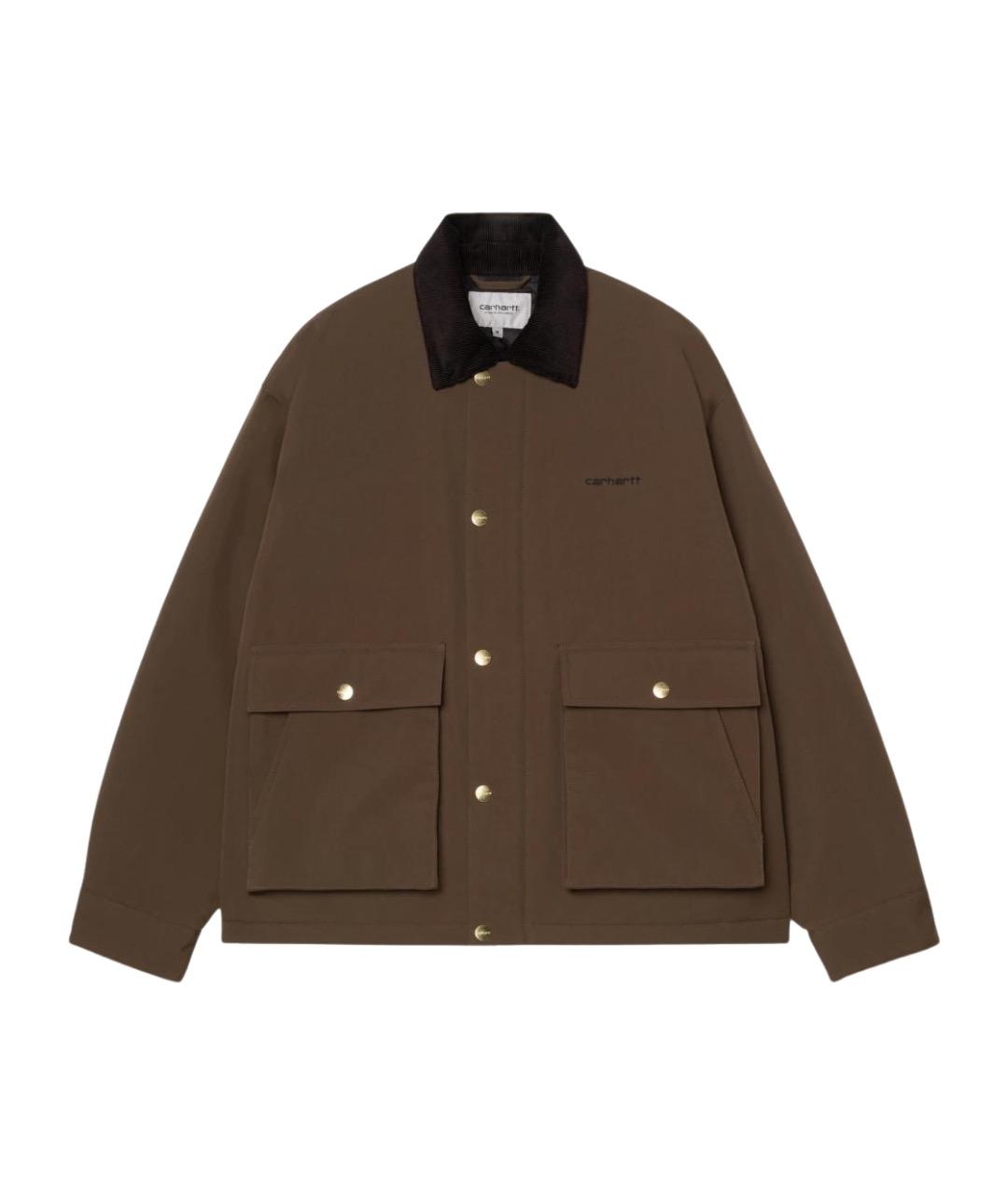 CARHARTT WIP Коричневая полиамидовая куртка, фото 1