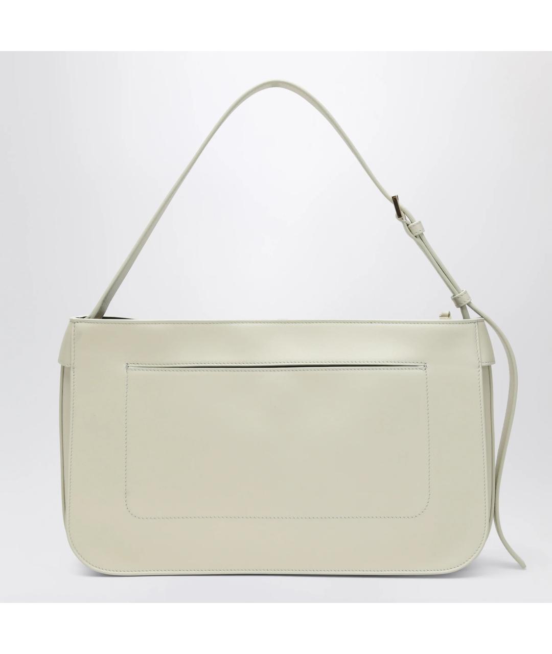 FERRAGAMO Бежевая кожаная сумка через плечо, фото 2