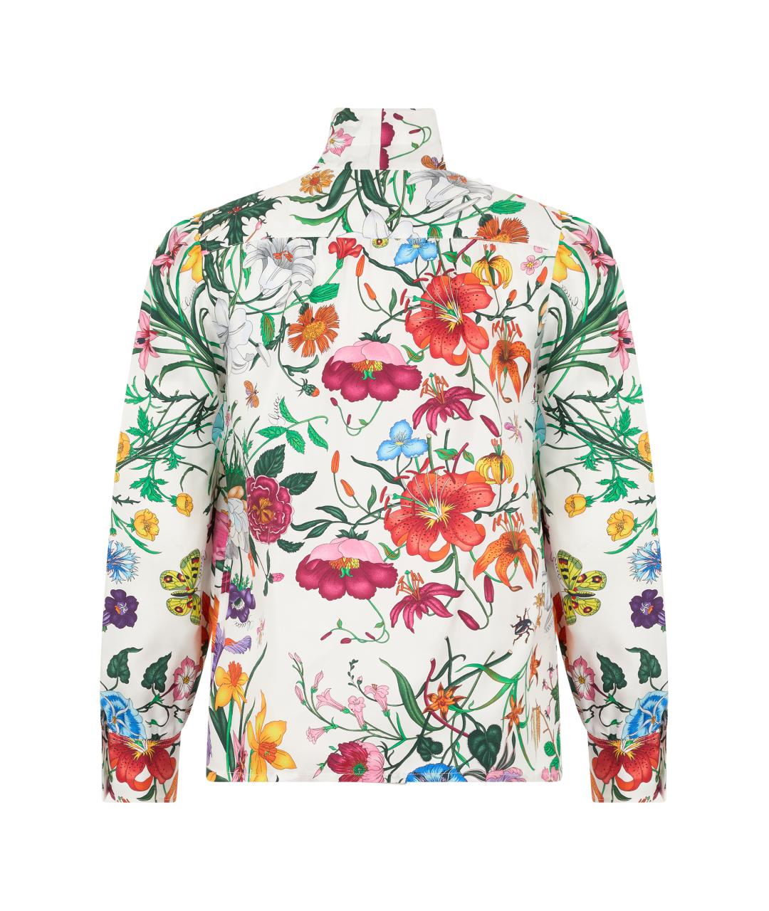 GUCCI Мульти шелковая рубашка, фото 2