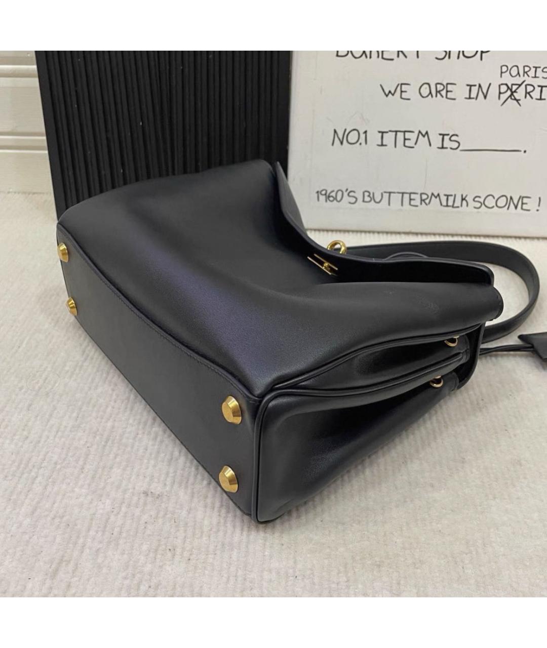 BALENCIAGA Черная кожаная сумка с короткими ручками, фото 3