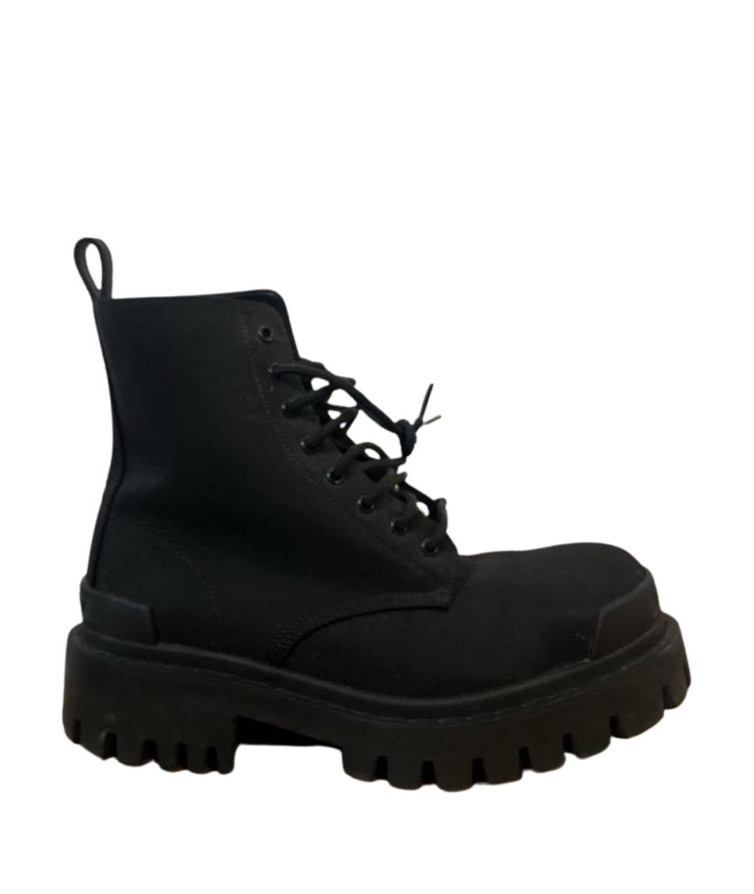 BALENCIAGA Черные ботинки, фото 1