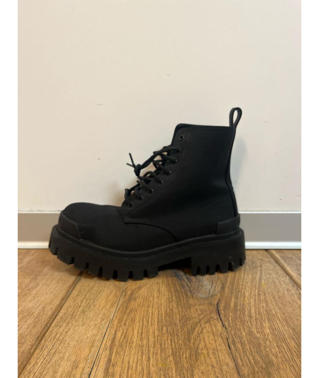 BALENCIAGA Черные ботинки, фото 7