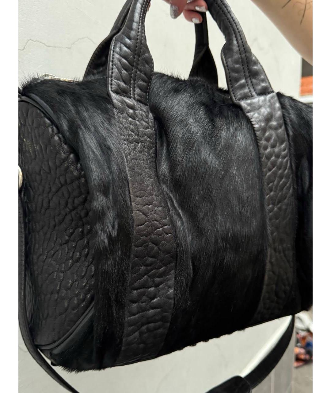 ALEXANDER WANG Черная сумка с короткими ручками, фото 2
