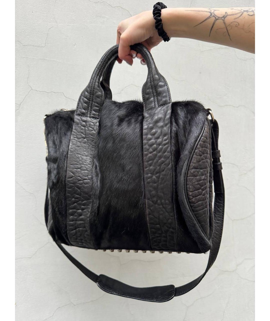ALEXANDER WANG Черная сумка с короткими ручками, фото 5