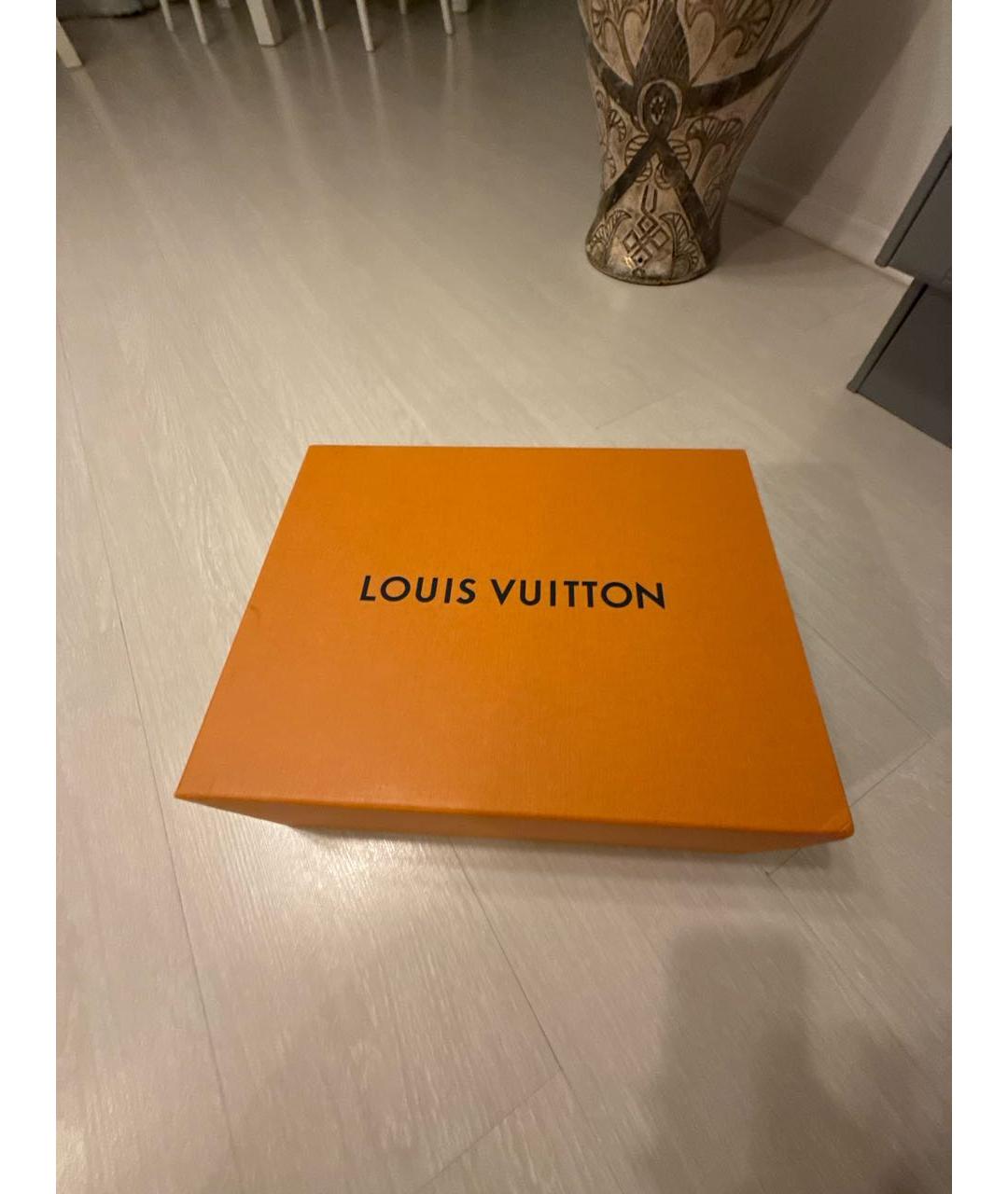 LOUIS VUITTON Синие текстильные низкие кроссовки / кеды, фото 7