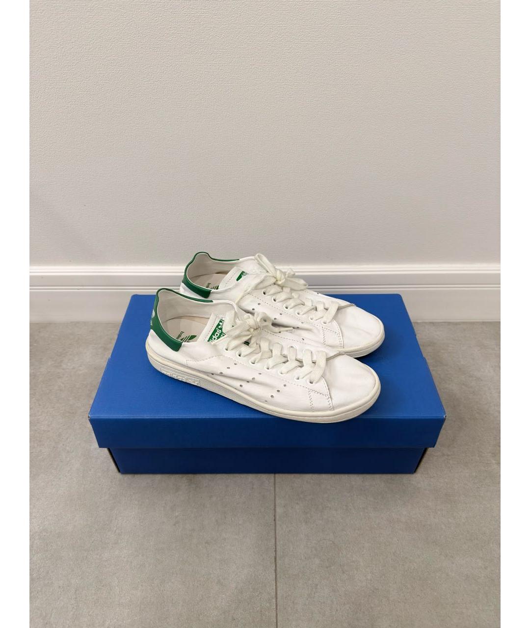 BALENCIAGA Белые кожаные кеды, фото 8