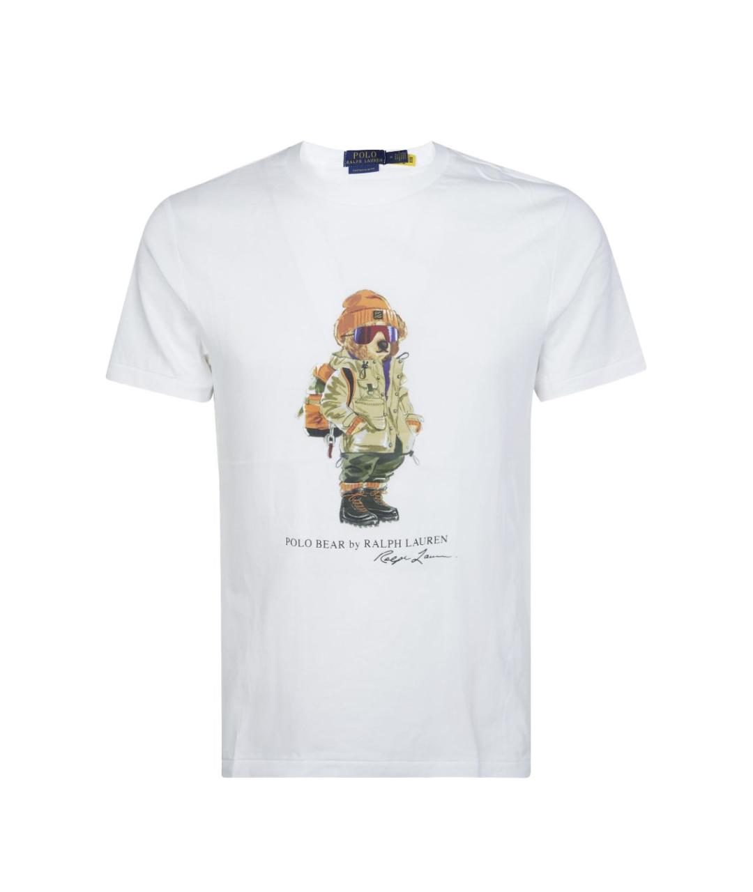POLO RALPH LAUREN Белая хлопковая футболка, фото 1