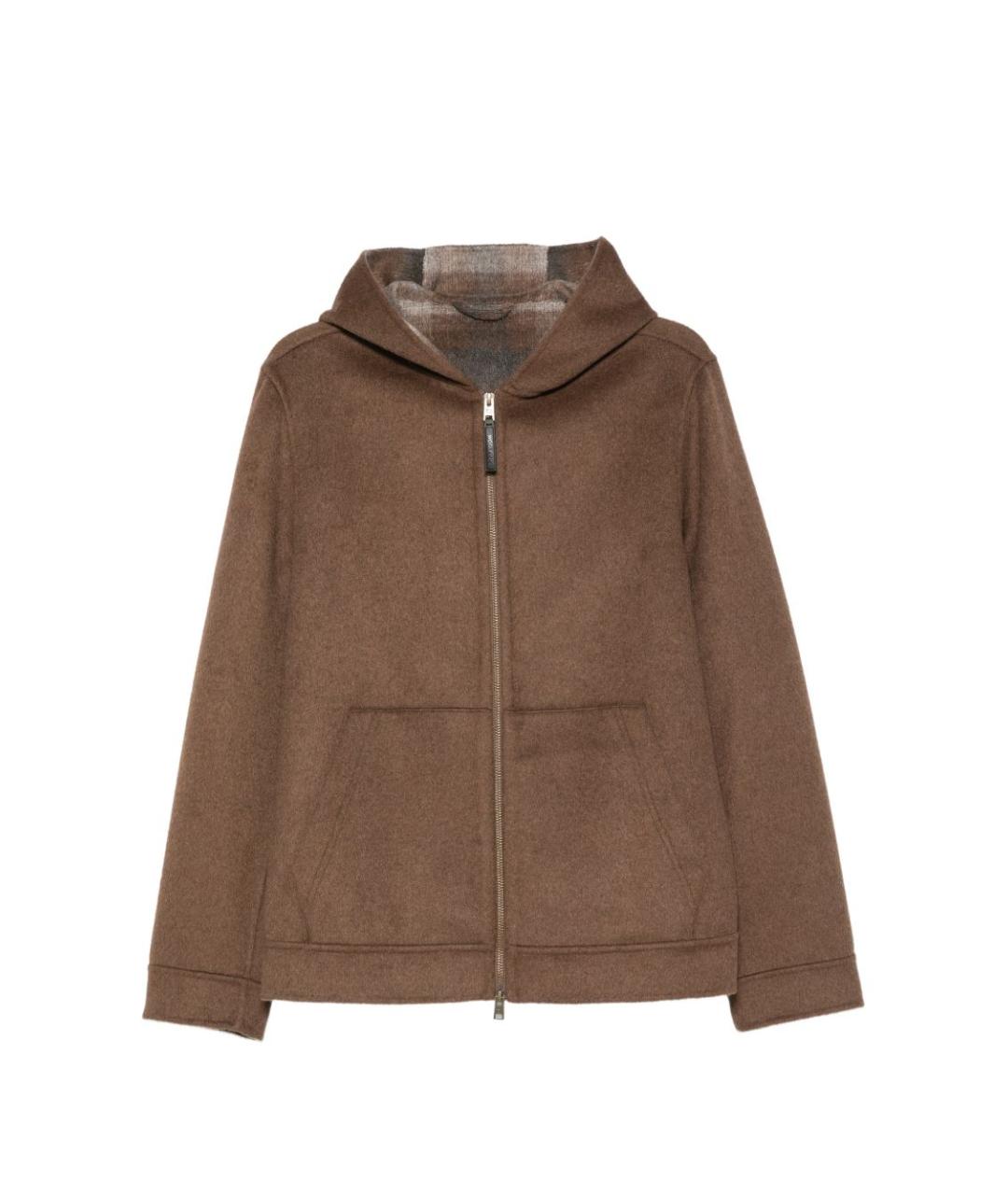 WOOLRICH Коричневая шерстяная куртка, фото 1