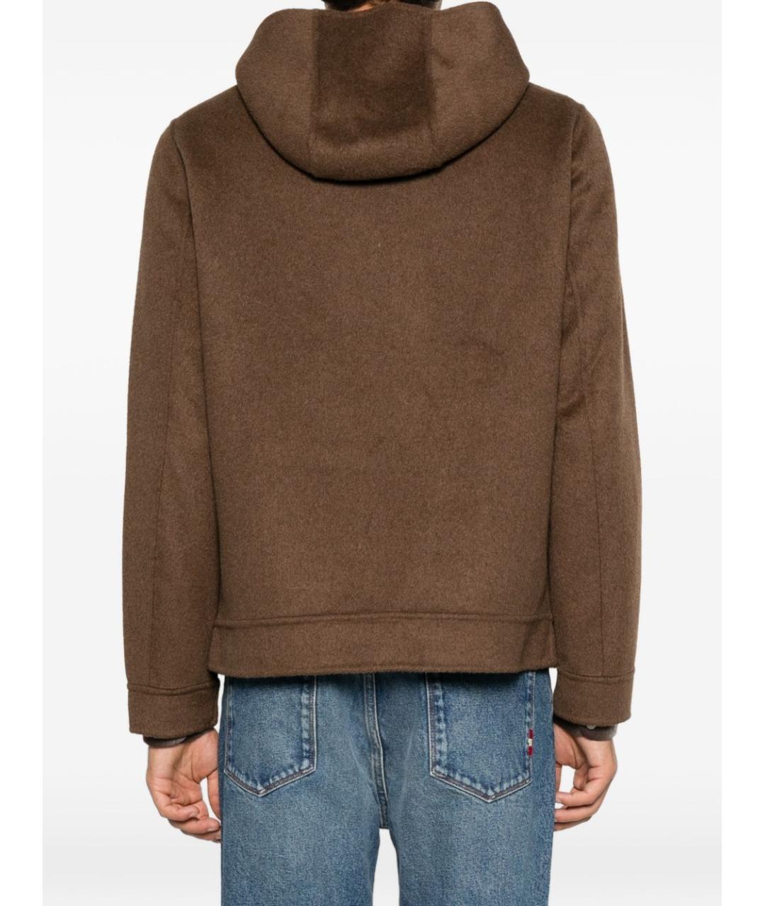 WOOLRICH Коричневая шерстяная куртка, фото 2