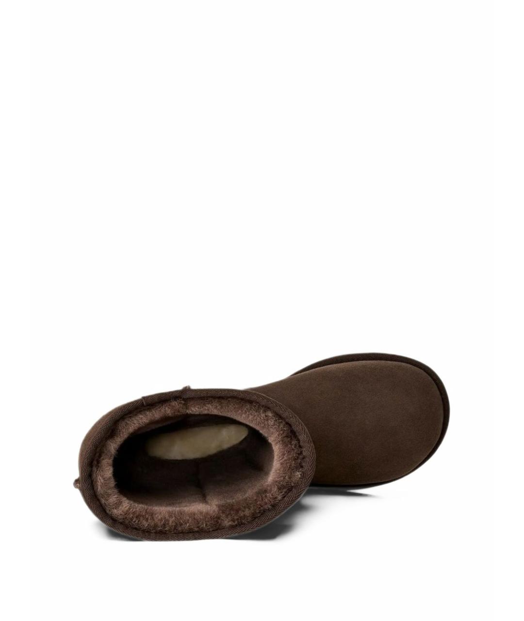 UGG Коричневые замшевые сапоги, фото 4