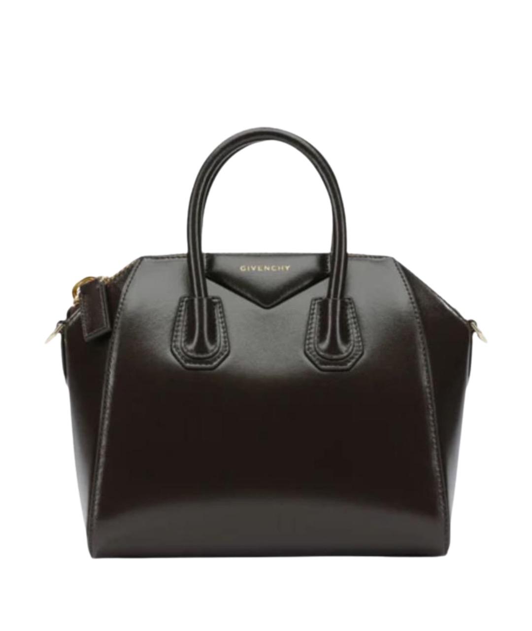 GIVENCHY Коричневая кожаная сумка тоут, фото 1