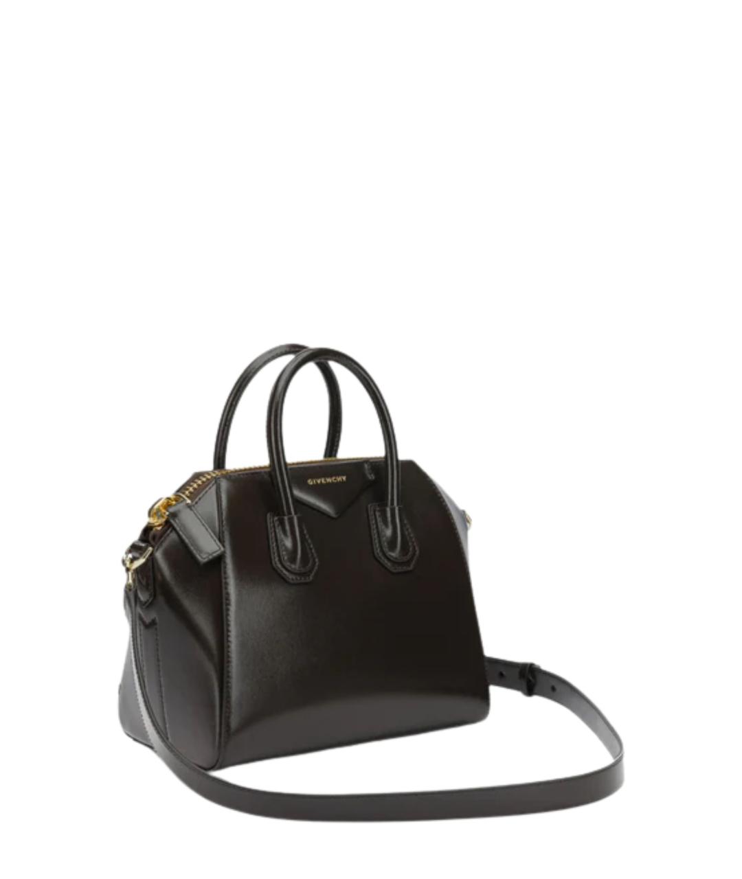 GIVENCHY Коричневая кожаная сумка тоут, фото 2