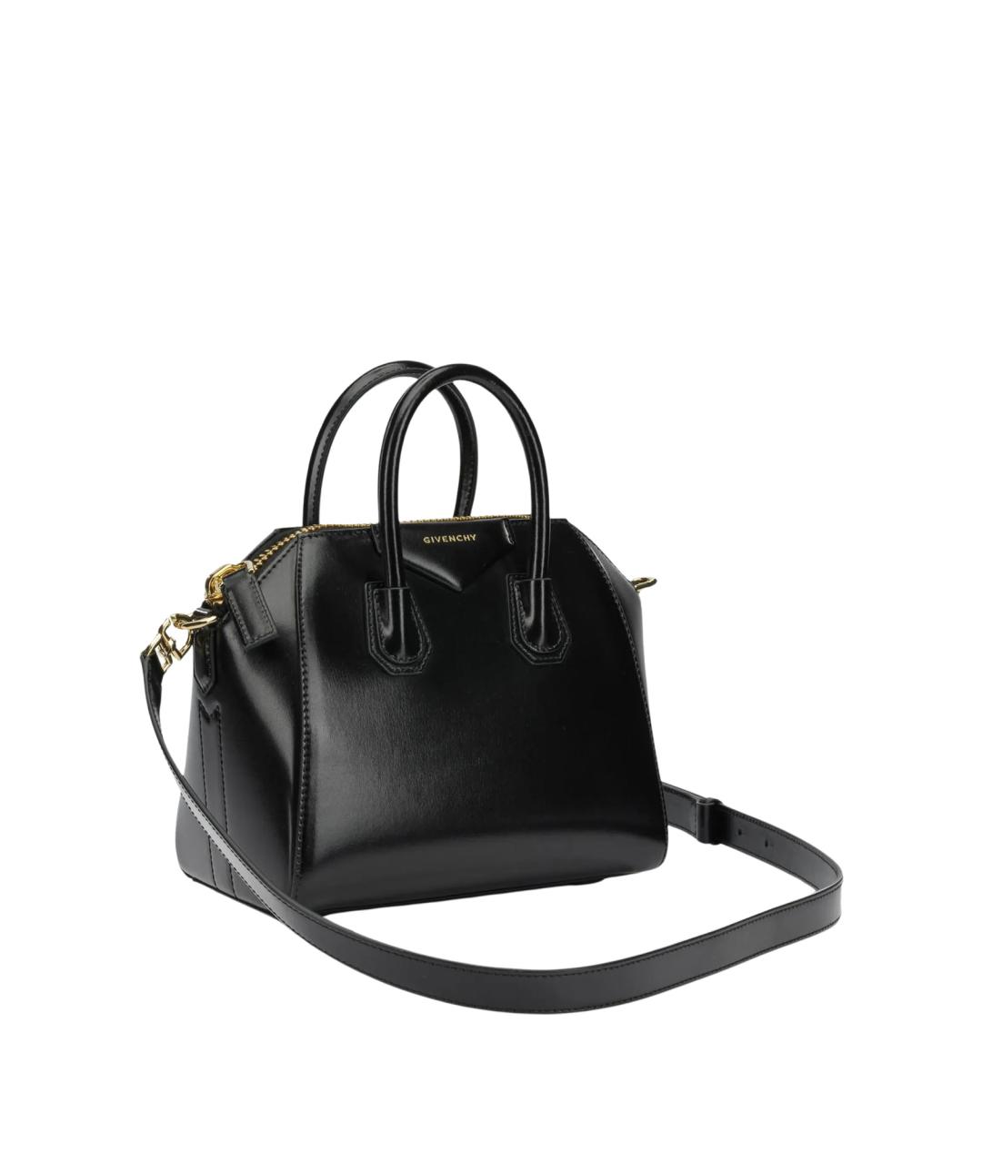 GIVENCHY Черная кожаная сумка тоут, фото 3