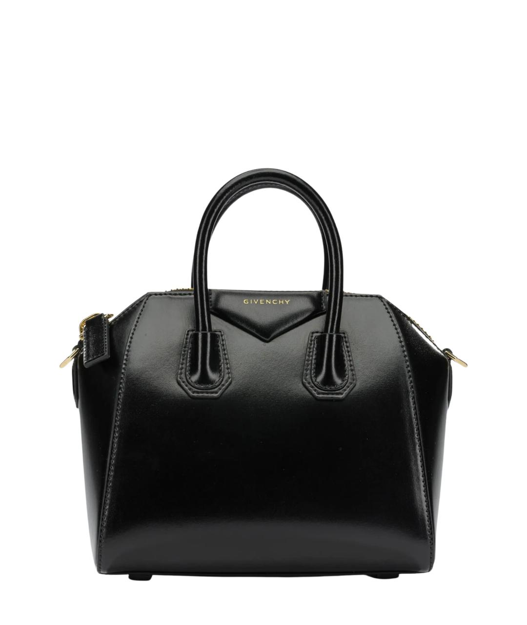 GIVENCHY Черная кожаная сумка тоут, фото 1