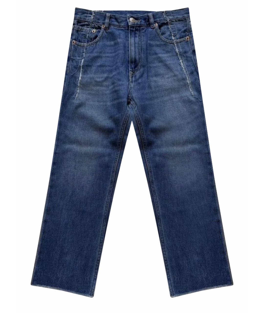 MM6 MAISON MARGIELA Темно-синие хлопковые детские джинсы, фото 1