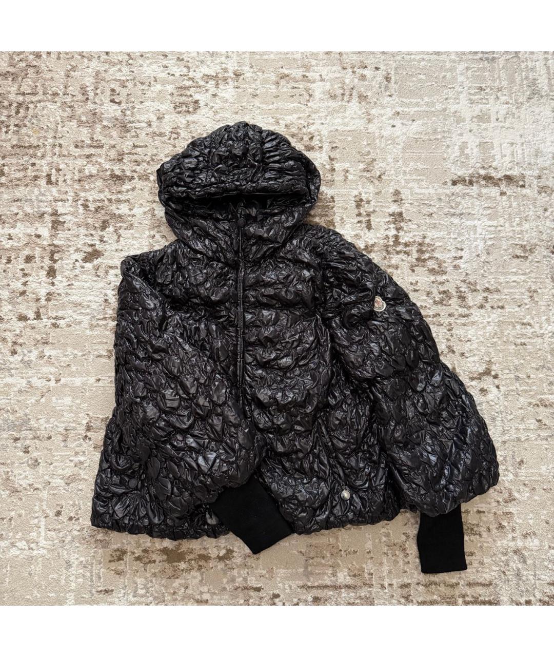 MONCLER Черная нейлоновая куртка, фото 9