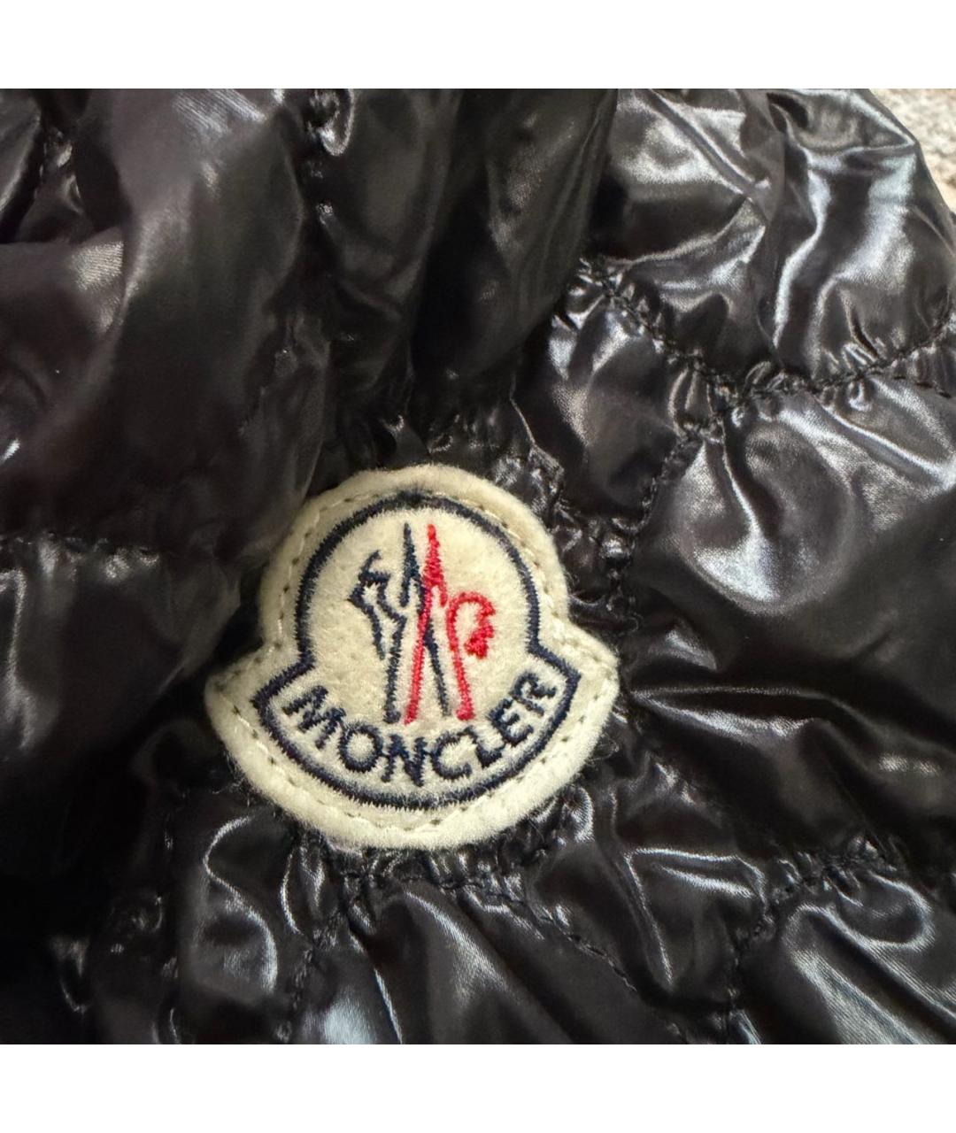 MONCLER Черная нейлоновая куртка, фото 5
