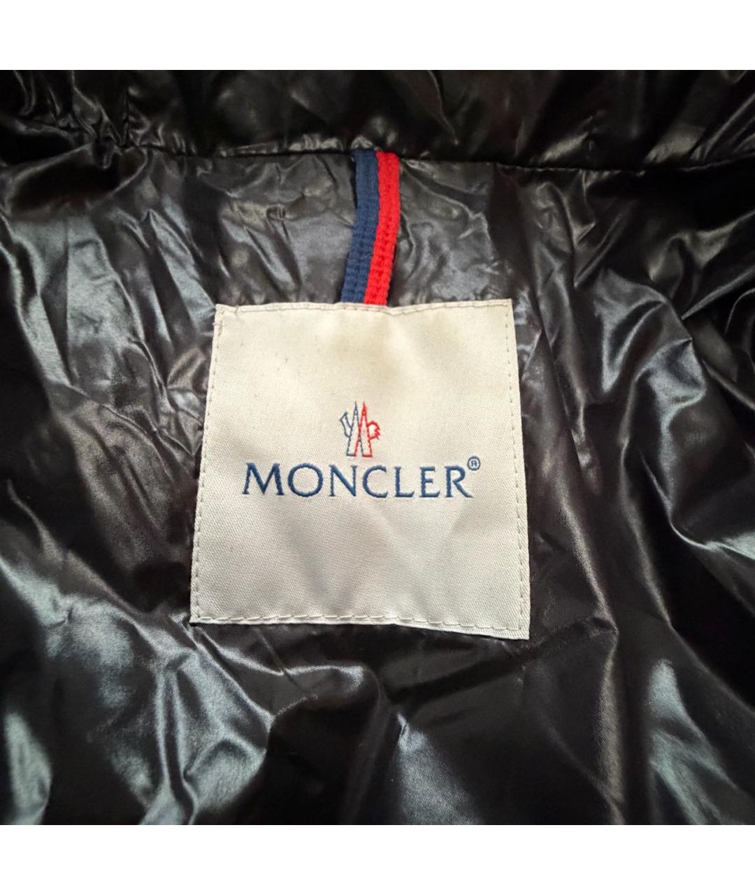MONCLER Черная нейлоновая куртка, фото 7