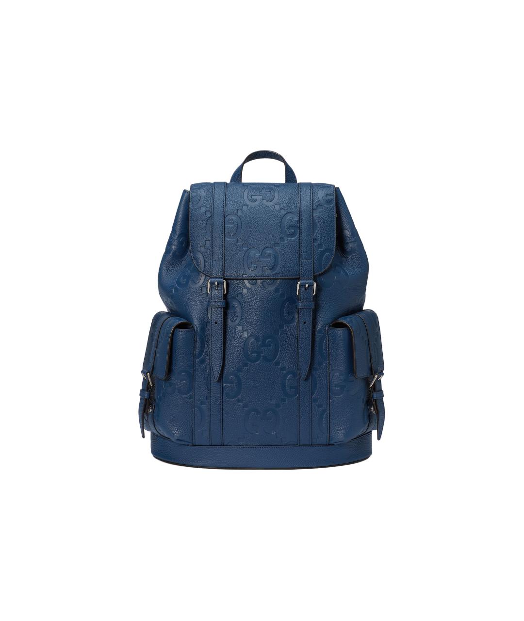 GUCCI Синий кожаный рюкзак, фото 6